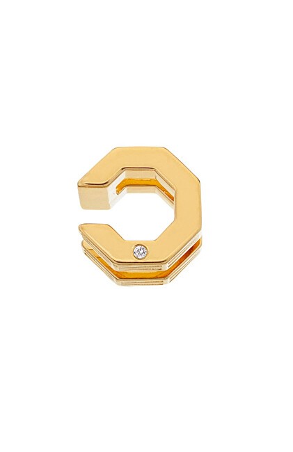 Hot Diamonds Orecchini singoli a doppia fila con diamante Jac Jossa Hope DE684 donna