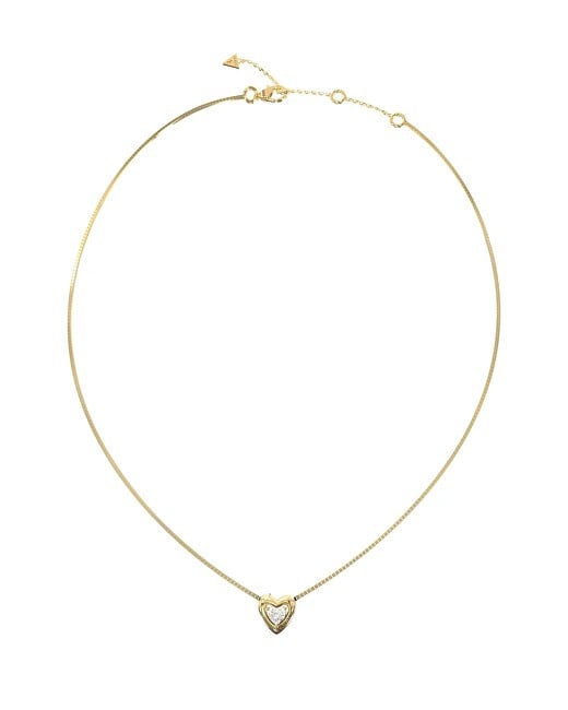Guess Collana a cuore placcata in oro Beloved JUBN06016JWYGT/U donna
