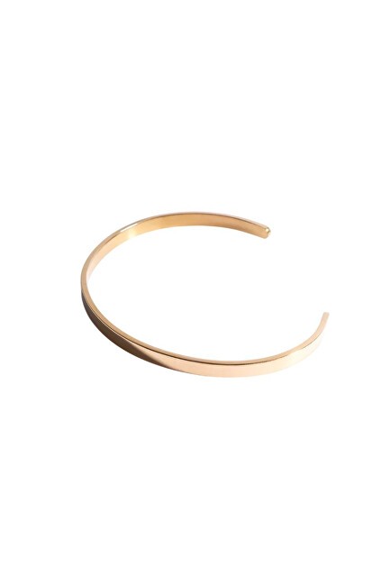 Marc Malone Bracciale aperto placcato oro Mateo Link MCGB6120G uomo