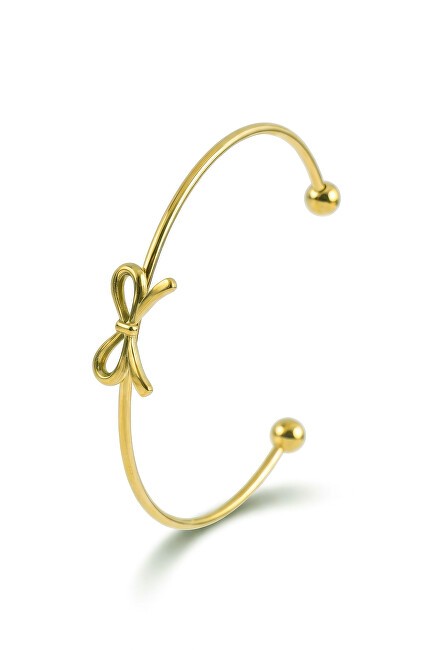 Emily Westwood Bracciale massiccio placcato oro con fiocco EWB260610G donna