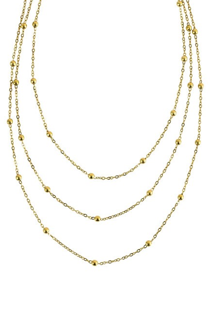 Marc Malone Collana tripla placcata in oro Giselle MCN260625G donna