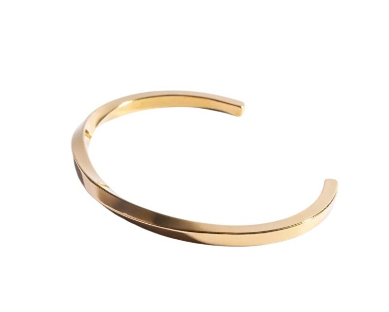 Marc Malone Bracciale aperto da uomo placcato oro Jack MCGB5117G uomo