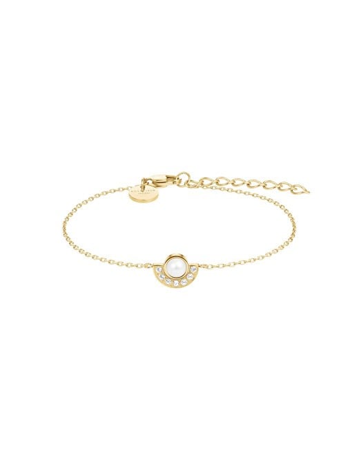 Rosefield Bracciale in acciaio placcato oro con perla JBPCG-J1295 donna
