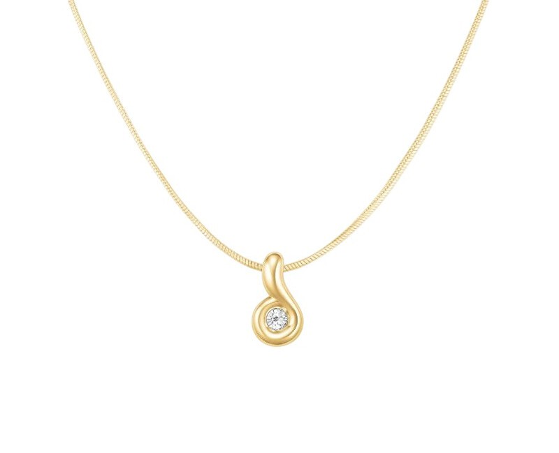 Rosefield Elegante collana placcata oro Wave JNWPG-J1307 donna