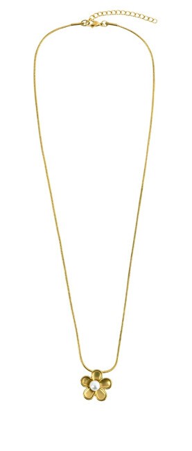Victoria Walls Collana in acciaio placcato oro Flower Étoilée Gold VWN260635G donna