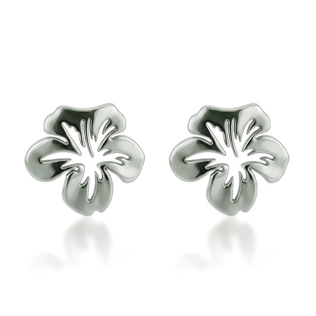 Victoria Walls Orecchini in acciaio con fiori Nyvella Argento VWE260603S donna