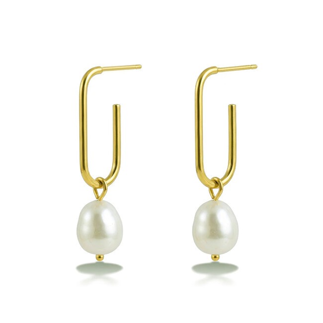 Victoria Walls Orecchini 2 in 1 placcati oro con perla Sylmara Gold VWE260814G donna