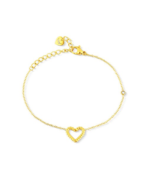 Vuch Bracciale a cuore placcato oro Arisca Gold donna