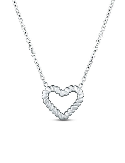 Vuch Delicata collana a forma di cuore in argento Arisca donna