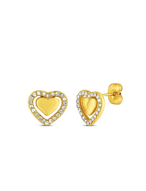 Vuch Orecchini a cuore Lunira in oro donna