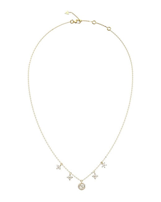 Guess Collana alla moda placcata in oro Secret Garden JUBN06032JWYGT/U donna