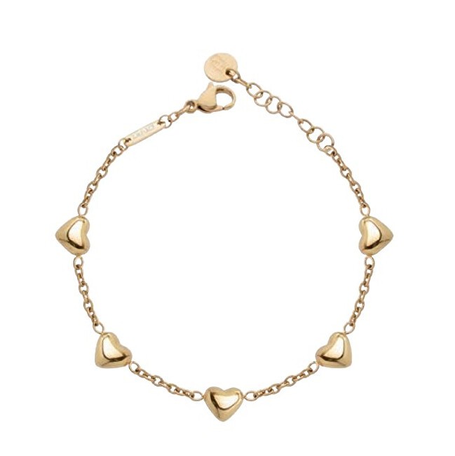 Liu Jo Bracciale a catena con cuore placcato oro Icones LJ3192 donna