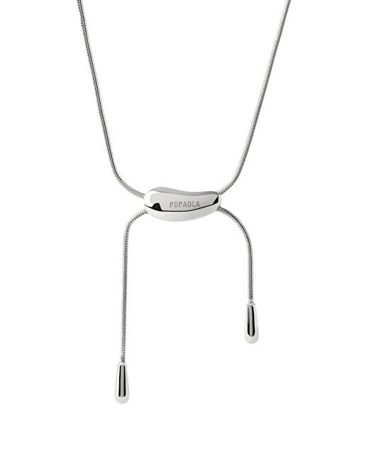 PDPAOLA Elegante collana Rodeo Slider in argento CO02-B23-U donna
