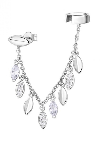 Rosato Elegante orecchino singolo in argento con zirconi Gaia RZGA54 donna