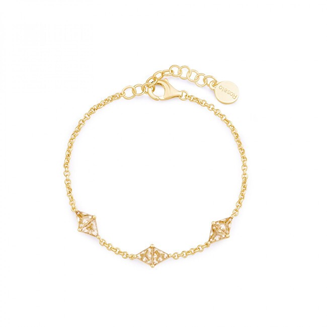 Rosato Bracciale coordinato placcato oro con zirconi cubici Vittoria RZVT12 donna