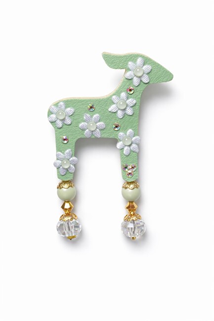 Deers Mini spilla a forma di cerbiatta e giacinto donna