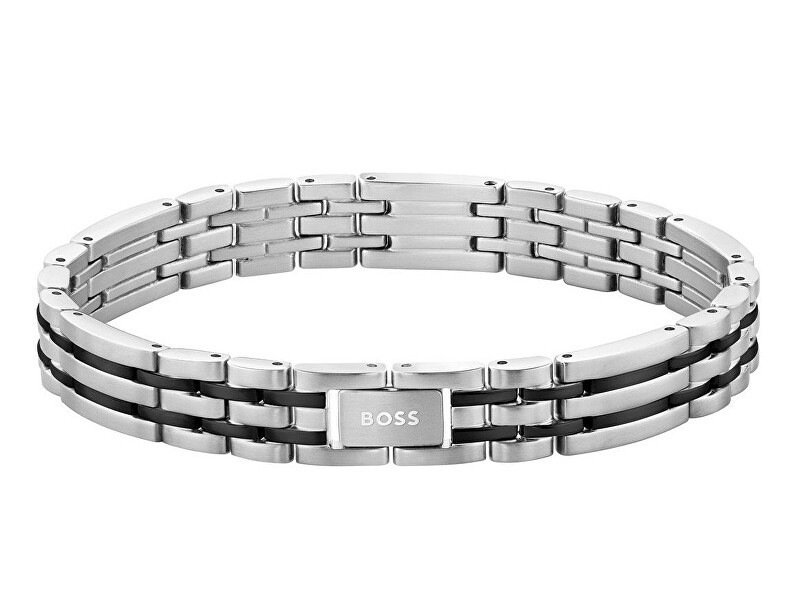 Hugo Boss Bracciale bicolore senza tempo da uomo Wesley 1580814 uomo