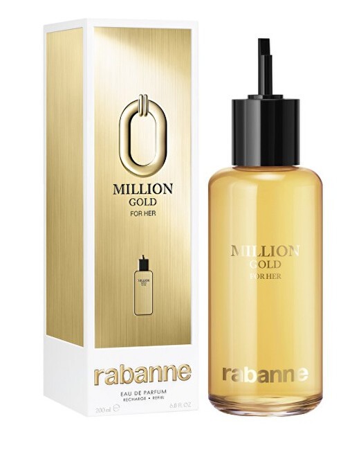 Rabanne Ricarica di profumo MILLION GOLD FOR HER eau de parfum 200ml donna