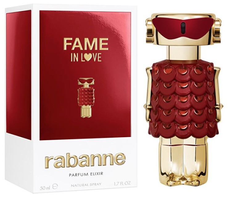 Rabanne FAME IN LOVE PARFUM ELIXIR eau de parfum vaporizzatore ricaricabile 80ml donna
