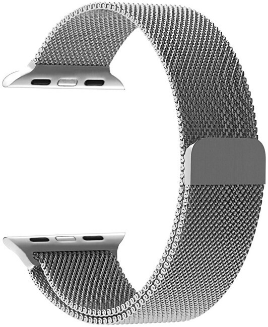 4wrist Fascetta Milan in acciaio per Apple Watch - Argento 42/44/45 mm unisex