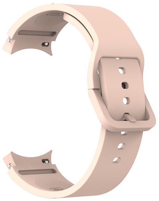 4wrist Cinturino in silicone per Samsung Galaxy Watch 6/5/4 - Rosa sabbia donna