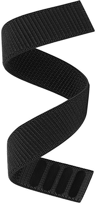 4wrist Cinturino in nylon ad anello per Garmin Fenix 7S/6S/5S - 20 mm - Nero unisex
