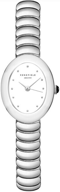 Rosefield Ovale Bianco Opaco Argento SS OVWSSS-OV20 donna