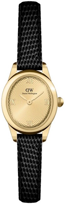 Daniel Wellington Ophelia Mini 22x25.5 Black Lizard Unitone Guilloché G DW00100897 donna