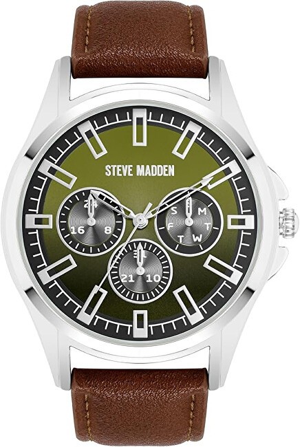 Steve Madden Orologio analogico SM-9110GRSV uomo
