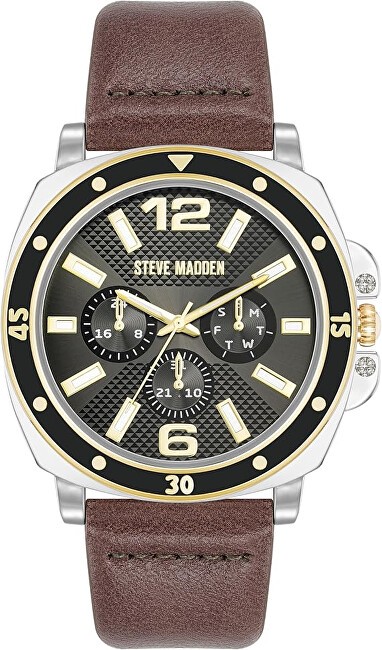 Steve Madden Orologio analogico SM-9117GYTT uomo