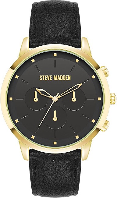 Steve Madden Orologio analogico SM-9116BKGP uomo