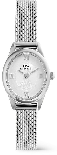 Daniel Wellington Ophelia Mini Mesh Bianco Argento DW00100938 donna