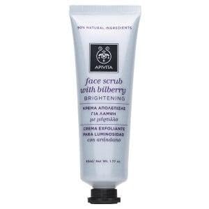 Apivita Maschera viso esfoliante e illuminante ai mirtilli 50ml donna