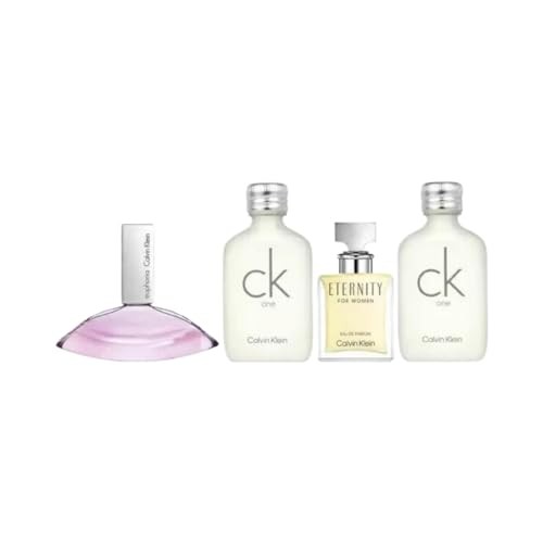 Calvin Klein Women Set Calvin Klein CK One eau de toilette 2x10ml Calvin Klein Euphoria eau de parfum 5ml Calvin Klein Eternity