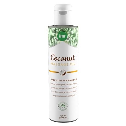 Intt Olio da massaggio al cocco, olio da massaggio vegano 150ml