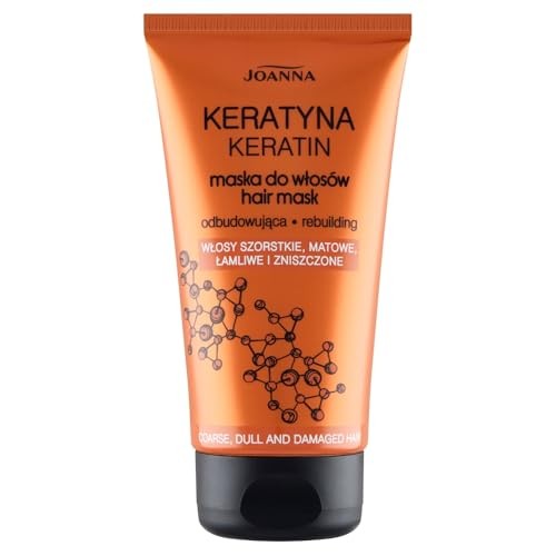 Joanna Maschera per capelli ricostruttiva alla cheratina per capelli spessi, opachi e danneggiati