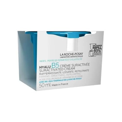 La Roche Posay HYALU B5 SURACTIVATED crema rimpolpante e riparatrice all'acido ialuronico con SPF30, ricarica 50ml unisex