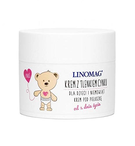 Linomag Crema emolliente di Ossido di Zinco crema sotto pannolino per bambini e neonati 50ml