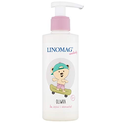 Linomag Olio emolliente per il corpo di bambini e neonati 200ml