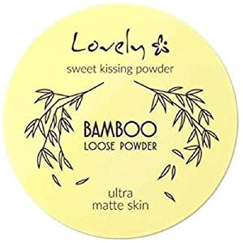 Lovely Cipria dolce da bacio Cipria in polvere di bambù Ultra Matte Pelle ultra opaca trasparente cipria opacizzante bambù 5