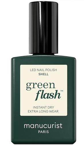 Manucurist Smalto per unghie in gel LED verde flash, 15ml