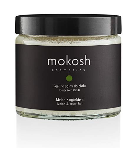 Mokosh Scrub corpo al sale Melone e Cetriolo, prodotto a base di melone di Cucumber, 300 g.