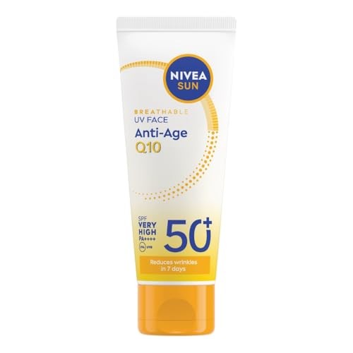Nivea Crema viso protettiva SPF 50+ Anti-età Q10 Crema viso UV 40ml donna