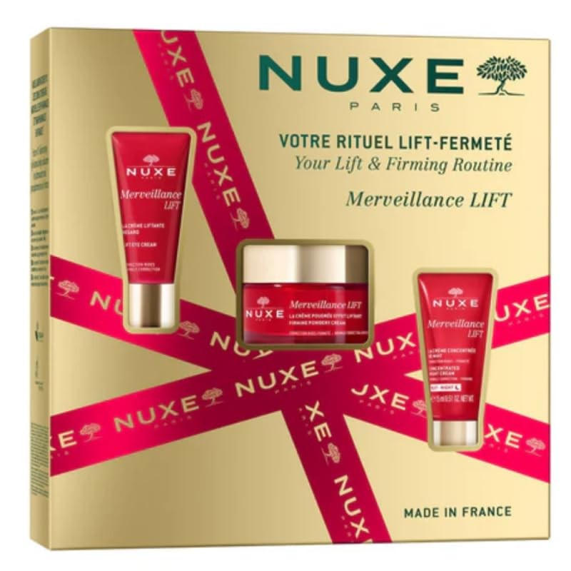 Nuxe Merveillance Lift Set Cream 50ml Eye 15ml Night Cream 15ml 50g