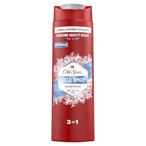 Old Spice Bagnoschiuma detergente per corpo, capelli e viso Cold Spice 400ml uomo