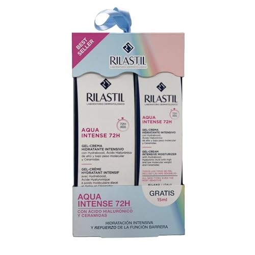 Rilastil Set Aqua Intense 72H da 2 pezzi Facial cream gel 30 ml + Facial cream gel 15 ml unisex