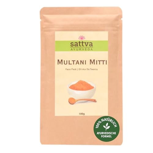 Sattva Argilla Multani Mitti cosmetica per il viso 100g