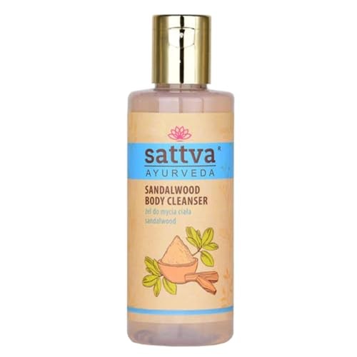 Sattva Bagnoschiuma al sandalo, gel detergente corpo 210ml