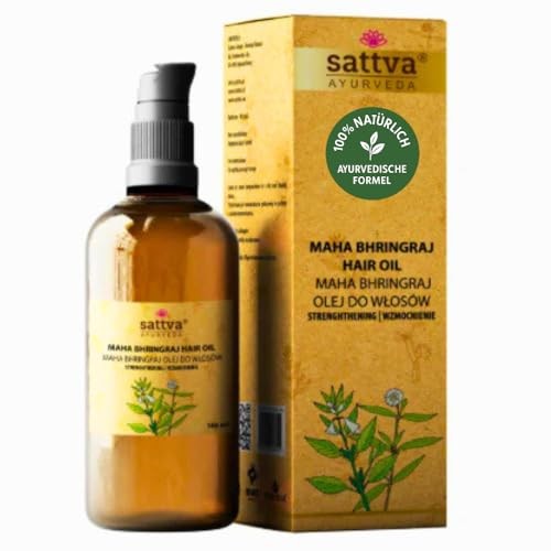 Sattva Maha Bhringraj Olio rinforzante olio per raforzare e bulbi piliferi 100ml