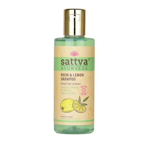 Sattva Shampoo per capelli al neem e limone 210ml